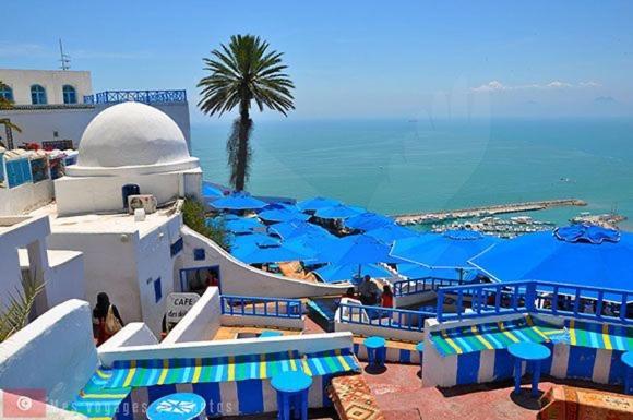 Вилла The Blue And White Perle Сиди-Бу-Саид Экстерьер фото