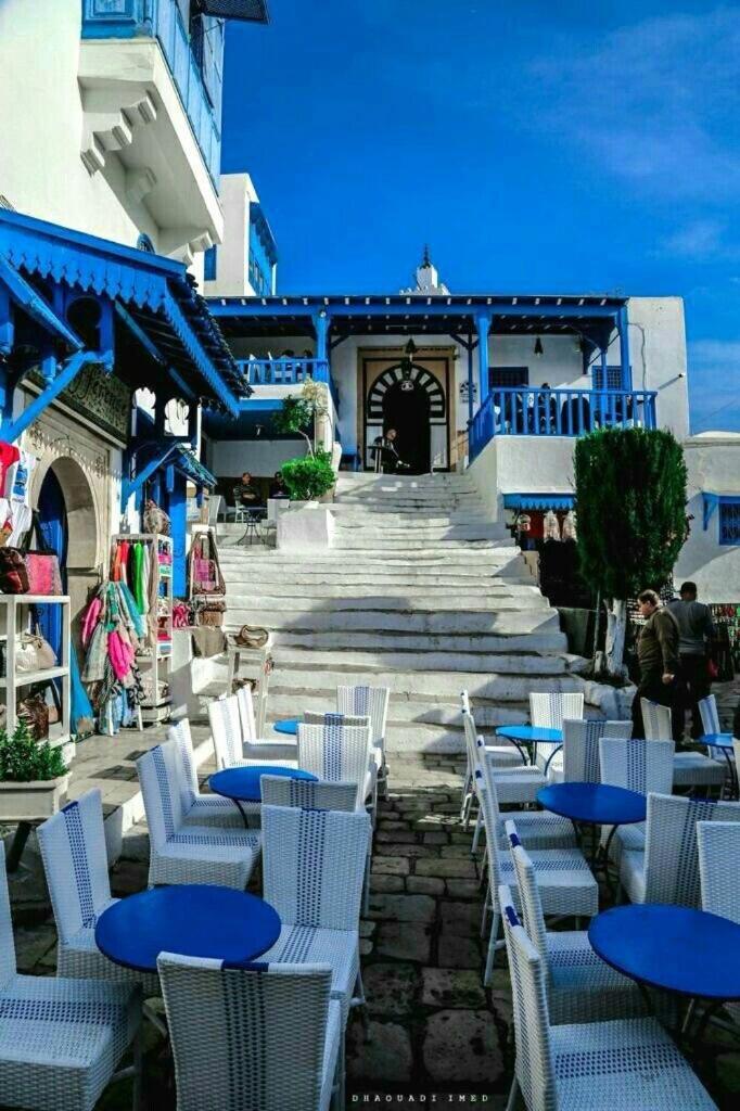 Вилла The Blue And White Perle Сиди-Бу-Саид Экстерьер фото